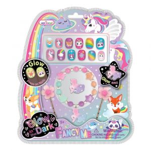 [HF037GD] Set para Decorar Uñas con Pulsera de Unicornio 5a+