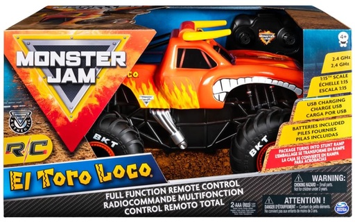 [BT6060517] Monster Jam Toro Loco a Control Remoto 1:64  4a+