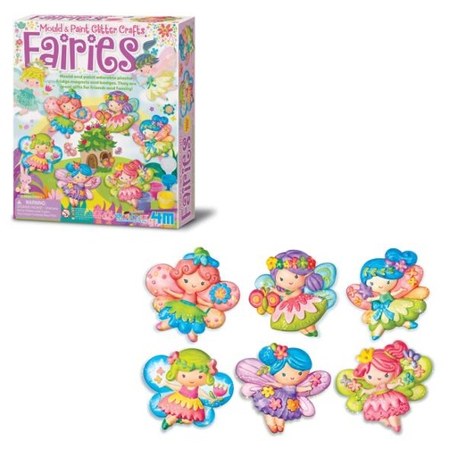 [4M3524] Pinta y Moldea Hadas de Yeso 5a+
