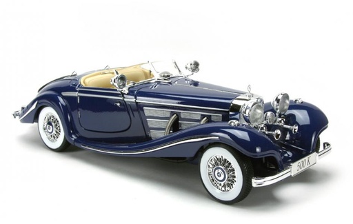 [MB36862] Carro 1:18 1936 MercedesBenz 500 K Typ Specialroadster Gris 8a+