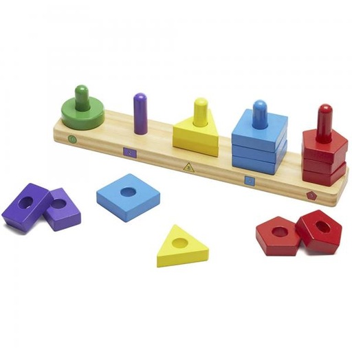 [MD10379] Set de Bloques de Apilar 15pzs 2a+