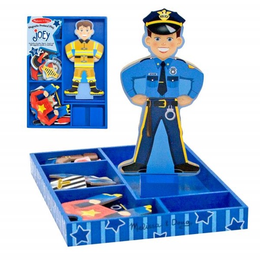 [MD3550] Muñeco Billy Magnético de Madera para Vestir 28 pzs 3a+ (13550)