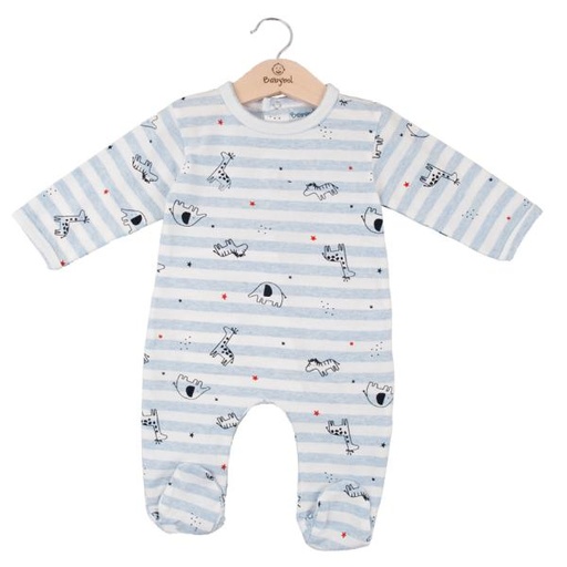 [BBL1300559M] Pijama Manga Larga en Caja de Animales de la Selva 9m (608986)