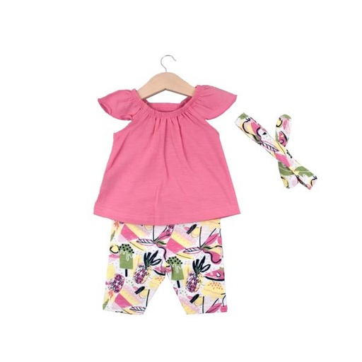 [BBL13103412M] Conjunto de 2 Piezas + Cintas Rosado 12m (634787)