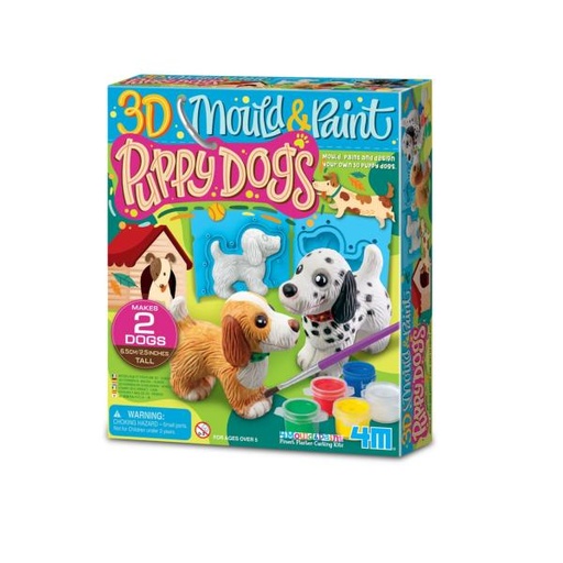 [4M4784] Moldea y Pinta Tu Mascota de Yeso en 3D. 5a+