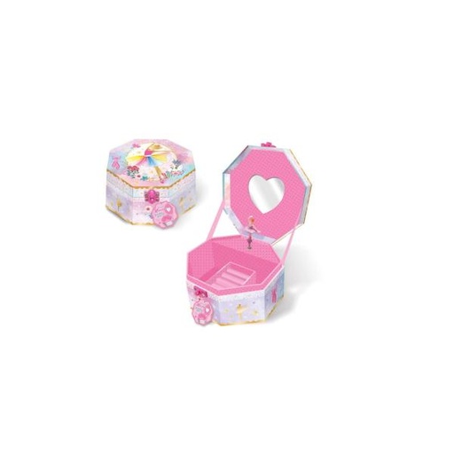 [HF301BB] Joyero Musical Hexagonal de Bailarina 5a+