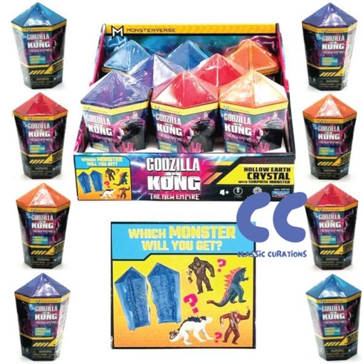 [BT35740] Figuras Sorpresas Godzilla Y Kong el Nuevo Imperio Displ/8 Surt/3 4a+