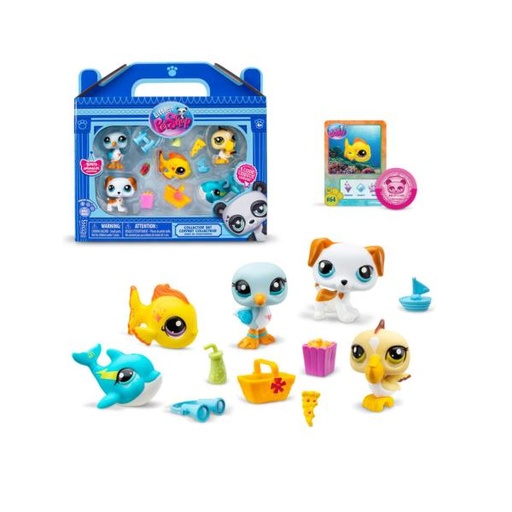 [BF00517] Mascotas Littlest PetShop  Set/5 con 7 Accesorios 4a+