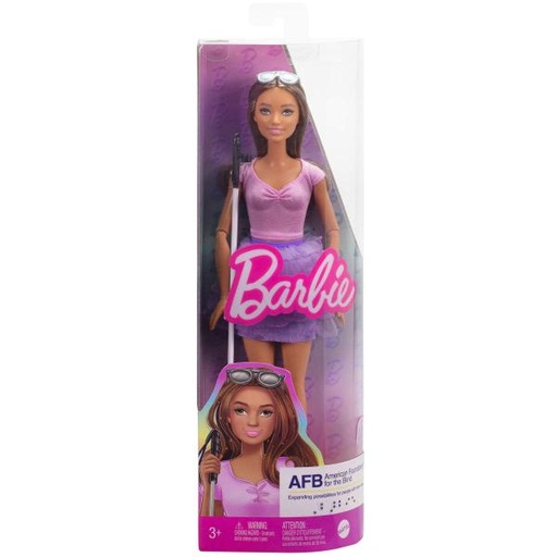 [MTHRH17] Muñeca Barbie Fashionista Invidente 3a+