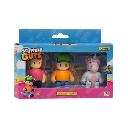 [BTSG3003] Figuras de Mini Accion Stumble Guys Set/3 Surt/2 8a+