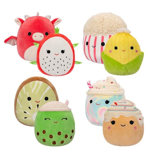 [JZSQFP00128] Peluche Squishmallows Doble Personaje Surt/4 3a+  Reversibles