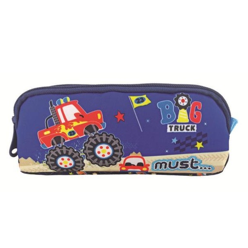 [DK585487] Cartuchera Must Energy 21X6X9 cm 2 Zippers Little Crusher