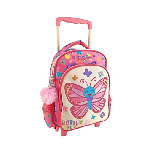 [DK585510] Salveque con Rodines 27X10X31 cm 2 Compart Butterfly
