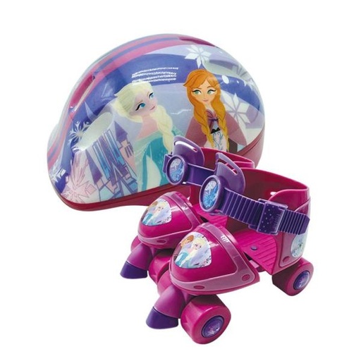 [PI11447FR] Patines de 4 Ruedas C/ Casco de Frozen para Principiantes T27-30 3a+