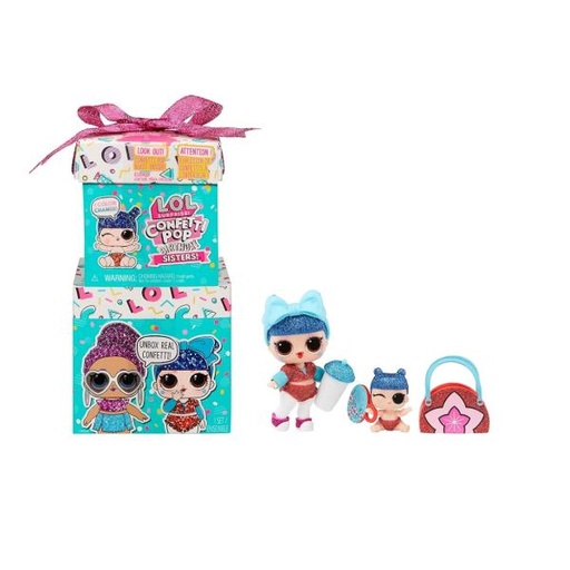 [MG589976] Muñeca L.O.L  Sorpresa Confetti Pop Brithday Sisters Displ/9 8a+