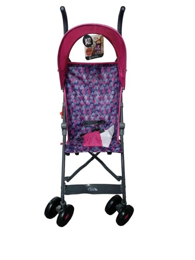 [AC12011010] Coche Sombrilla Rosado de Corazones  0m+