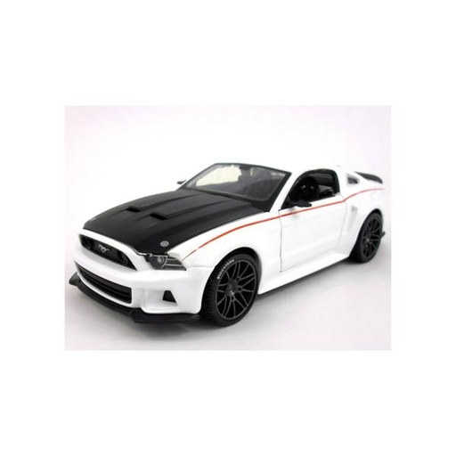 [MB31506B] Carro Ford Mustang Street Racer Blanco Esc:1:24  3a+