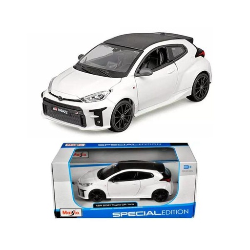 [MB32909B] Carro 1:24 Toyota Yaris  2021 Blanco 3a+