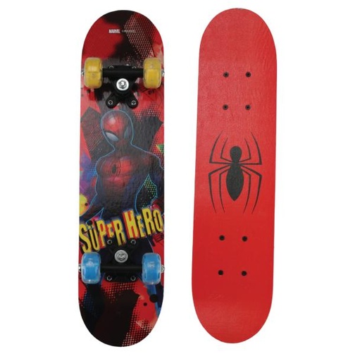 [PI11481] Patineta Marvel de Spider-Man con Luz 24"x6" 5a+