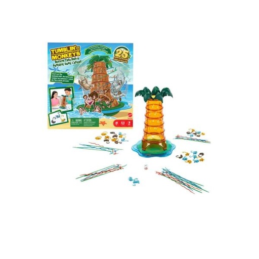 [MTHTW65] Mattel Games - Juego de Mesa Monos Locos 25 Aniversario 5a+