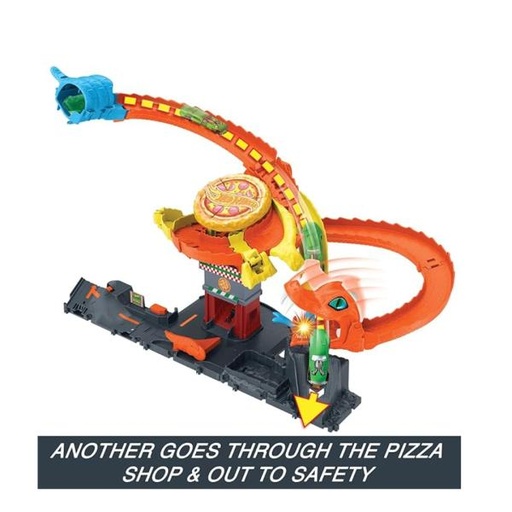 [MTHTN81] Hot Wheels City Ataque de Cobra vs Pizzería 3a+