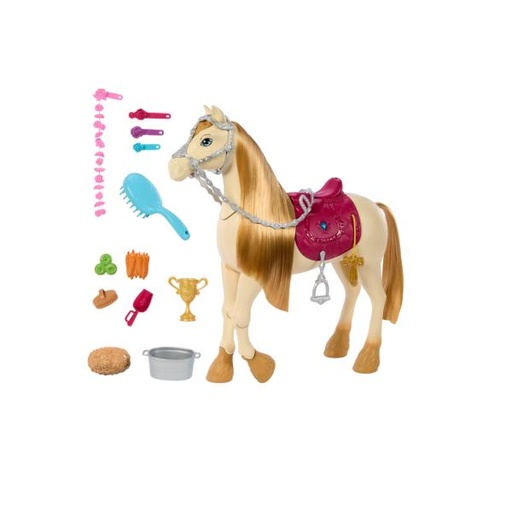 [MTHXJ42] Caballo de Barbie con movimiento y sonidos 3a+