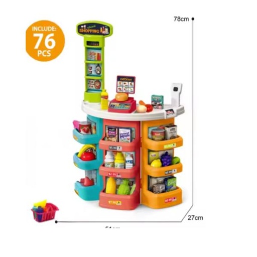 [WW922192] Super Mercado con Accesorios con Luz y Sonido 3a+ (455138)