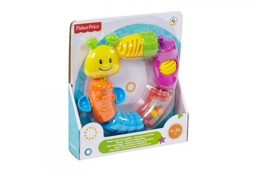 [MTW9834] Fisher-Price Oruga de Encajar Cadenita de Colores 6-36M