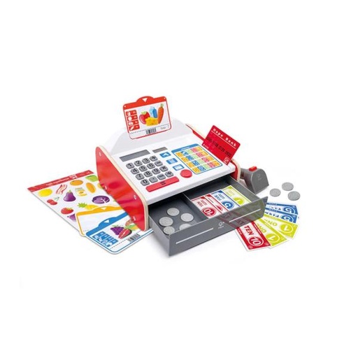 [HIE3200] Caja Registradora con Accesorios de Madera 3-8 Años