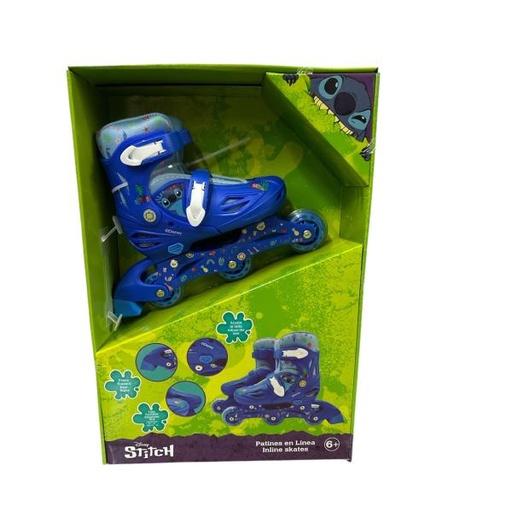 [PI11728M] Patines en Linea Disney Stitch Talla 31-34 6a+