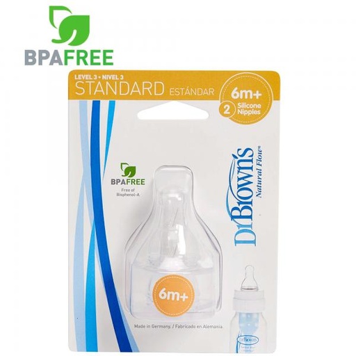 [DR332] Kit de dos Tetinas de Silicón Nivel 3 St