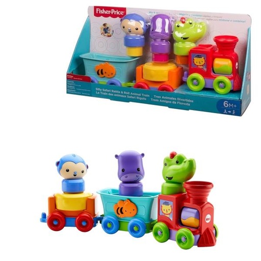 [MTDMC44] F-P Tren de Animales Divertidos 6m+