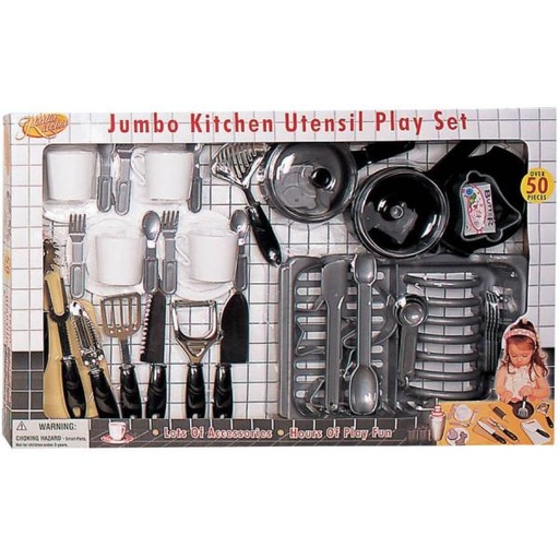 [WI37145] Juego de Utensilios de Cocina Jumbo 50pzs 3a+