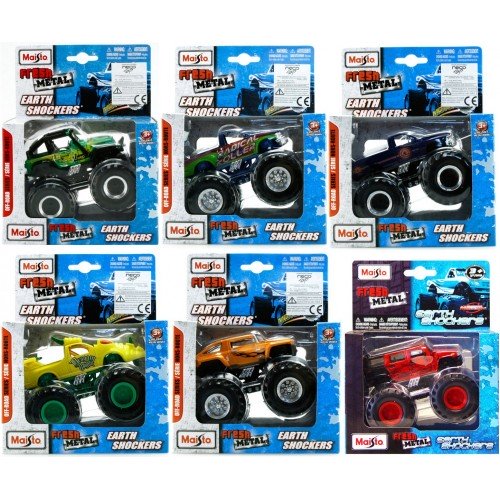 [MB24144] Carros  Monster Fresh Metal Earth Shockers Exib/24 Surt/8  (21144) 3a+