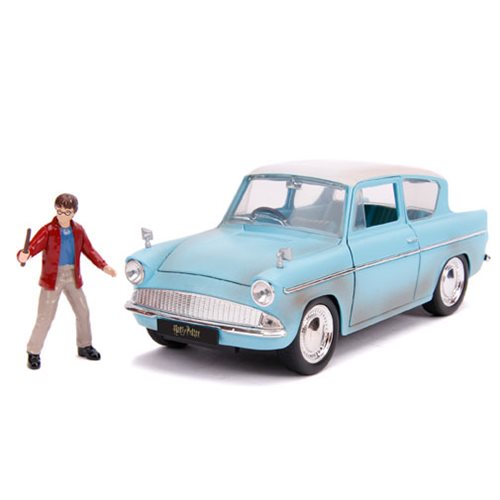 [JA31127] Carro Harry Potter Ford Anglia 1959 Hollywood Rides c/Figura 8a+
