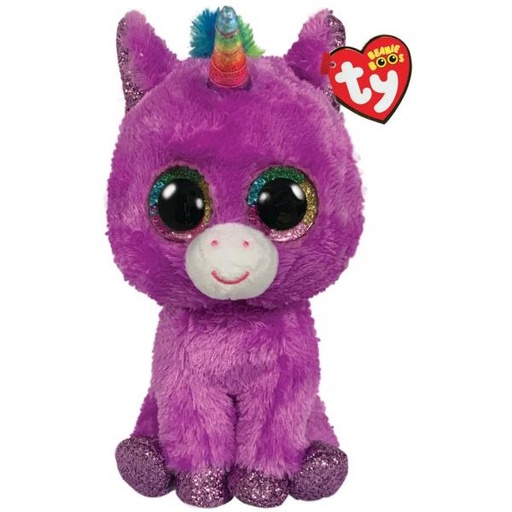 [BTTY36464] Peluche Beanie Boos Mediano Unicornio Purpura Rosette 3a+