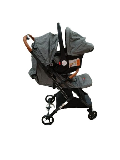[FDAH275B] Baby Basics Coche 4 Ruedas con Portabebé 15Kg Máx Azul