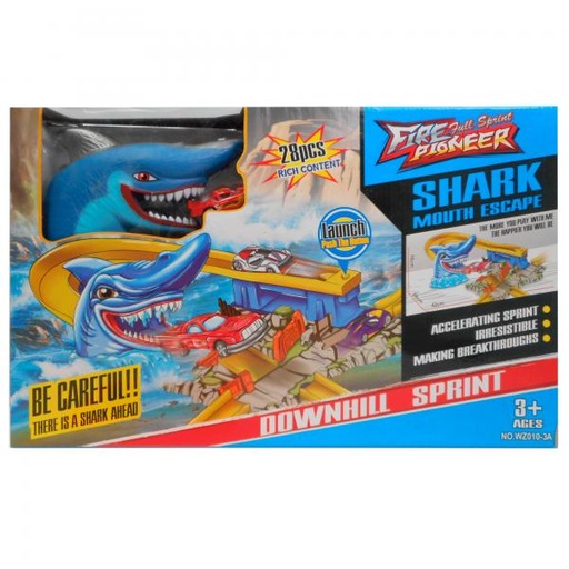 [WWZ0103A] Pista Escape Boca del Tiburón 28pzs 3a+(428354)