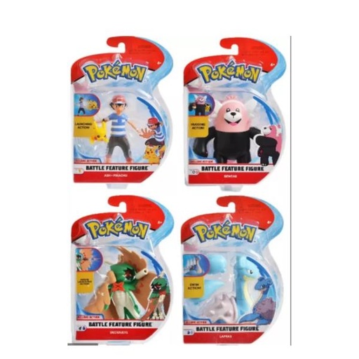 [JZ95135] Figura Pokémon de Batalla de Acción Deluxe Blíster S/4 4a+