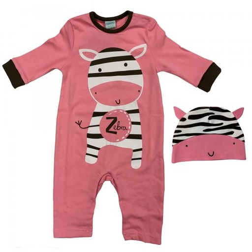 [AC24111351] Baby Basics Pijama 2 Piezas Cebra T: 369m