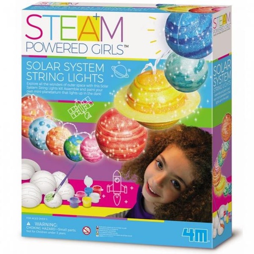 [4M4905] Kids Steam Luces del Sistema Solar Decorable 5a+