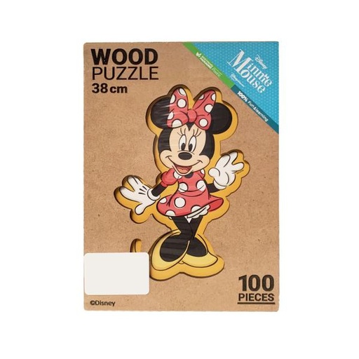 [FC55770] Rompecabezas y Caja de Madera Minnie Mouse 100pzs 38cm 3a+ (COD000900)