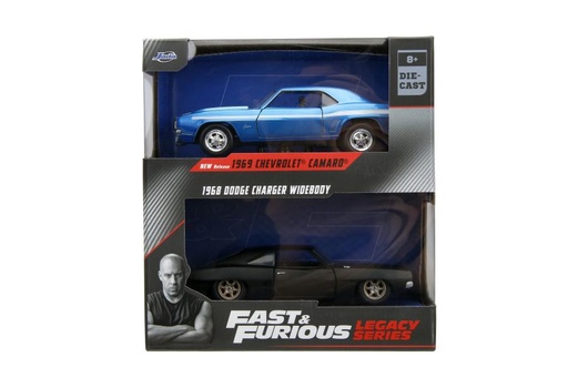 [JA34251] Carro Fast & Furious  Legacy Set/2 Esc:1:32  8a+ (Camaro-Dodge Charger)