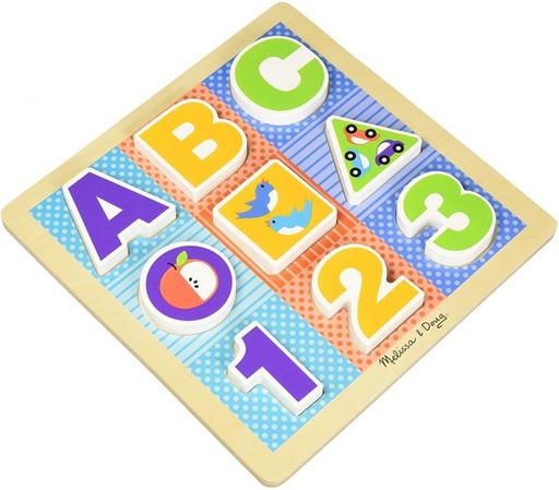 [MD11899] Mi Primer Rompecabezas ABC-123/ 9pzs  12m+