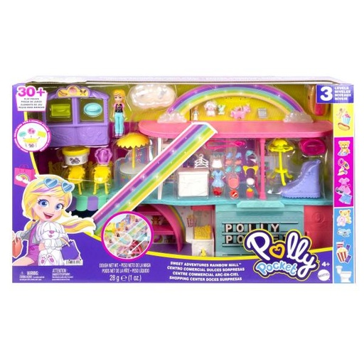 [MTHHX78] Polly Pocket Centro Comercial Dulces Sorpresas 4a+