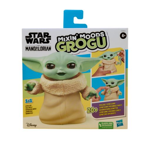 [HBF6864] Figura de Star Wars the Mandalorian Grogu C/20 Expressiones 4a+