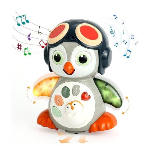 [WW8001CA] Pingüino Interactivo con Luz y Sonido 12m+ (450126)