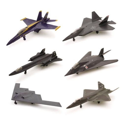 [TY21317] Aviones de Armar Stand Plástico 1:72 Display 12 Surt/6 8a+