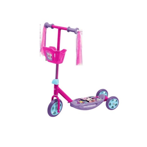 [PI18659] Scooter 3 Ruedas Luz y Sonidos  con canasta Minnie 3a+