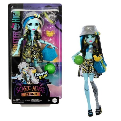 [MTHRP68] Muñeca Monster High Frankie Stein Scare-Adise 4+